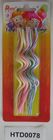 Wave Shaped Twisted Birthday Candles , Slim Long Birthday Cake Candles