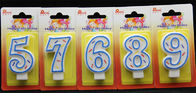 Creative Hygienic 4 Minutes Numeral Birthday Candles