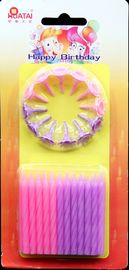 Pink Purple Wedding Height 6cm Trick Birthday Candles