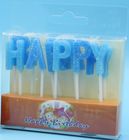 Glitter Alphabet Letter Birthday Candles Non Toxic For Cake Decorative Pure Color