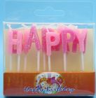 Glitter Alphabet Letter Birthday Candles Non Toxic For Cake Decorative Pure Color
