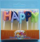 Wax 13pcs English Letter Shaped Candles For Birthday Cakes