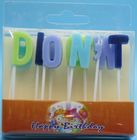 Don't Blow It 9pcs Alphabet Candles For Cakes Plastic toothpick