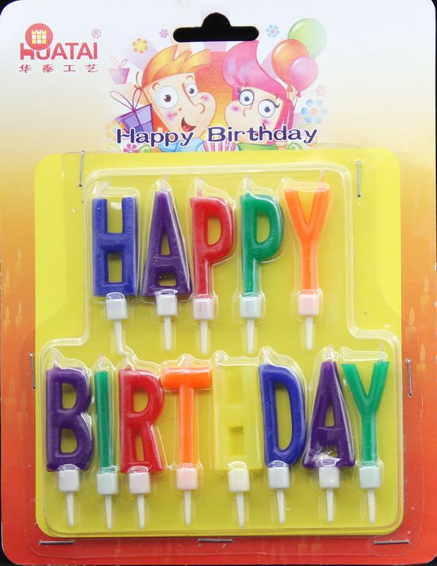 Restaurant Holiday 13pcs Letter Birthday Candles Non Toxic