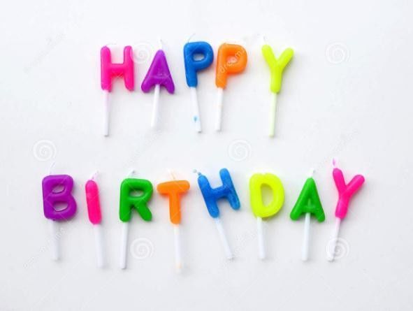 Happy Birthday Alphabet Letter Birthday Candles 13pcs Mix Colors For Party